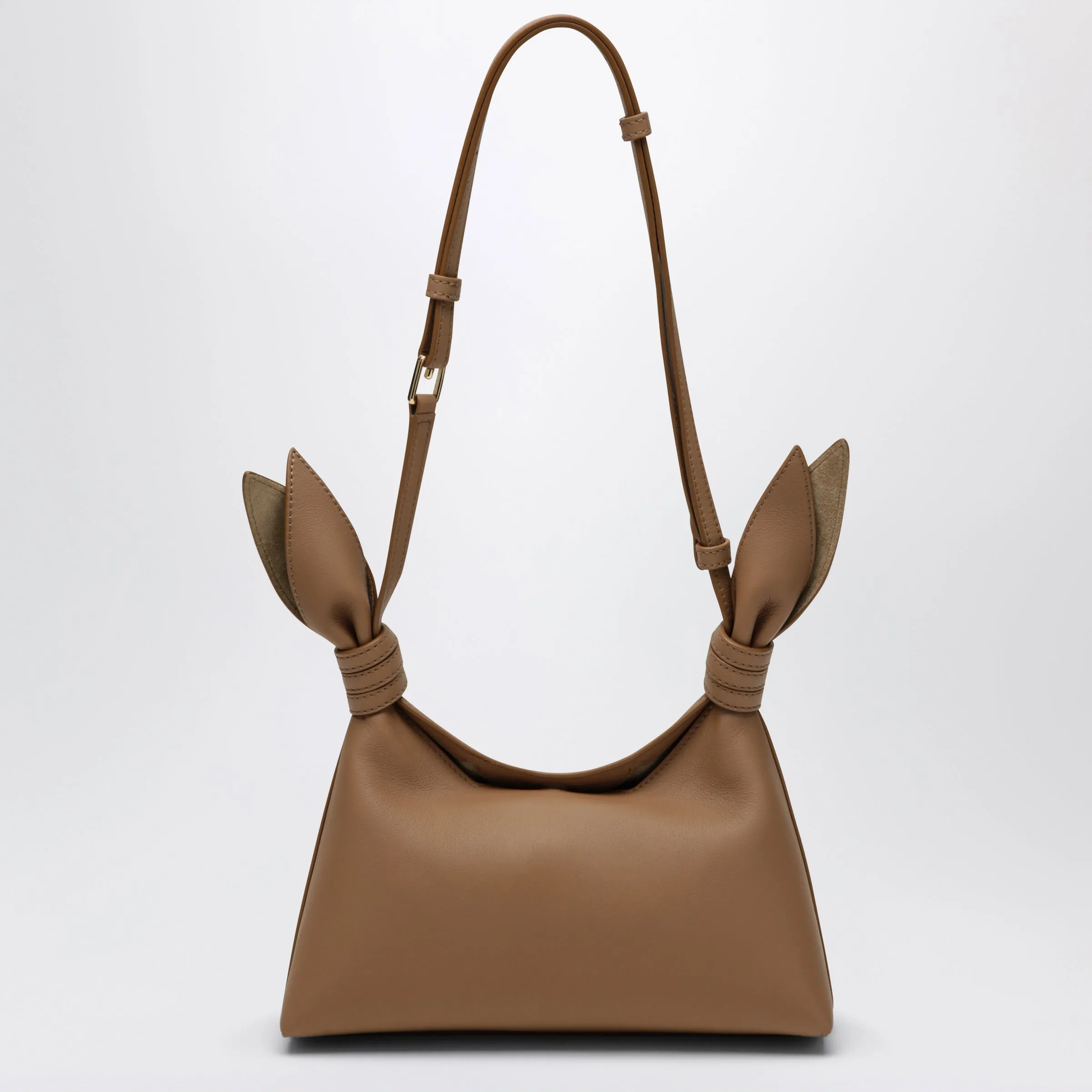 Scarf Mini Handbag In Smooth Calfskin Mocha sold by Wanan Luxury product image thumbnail 2