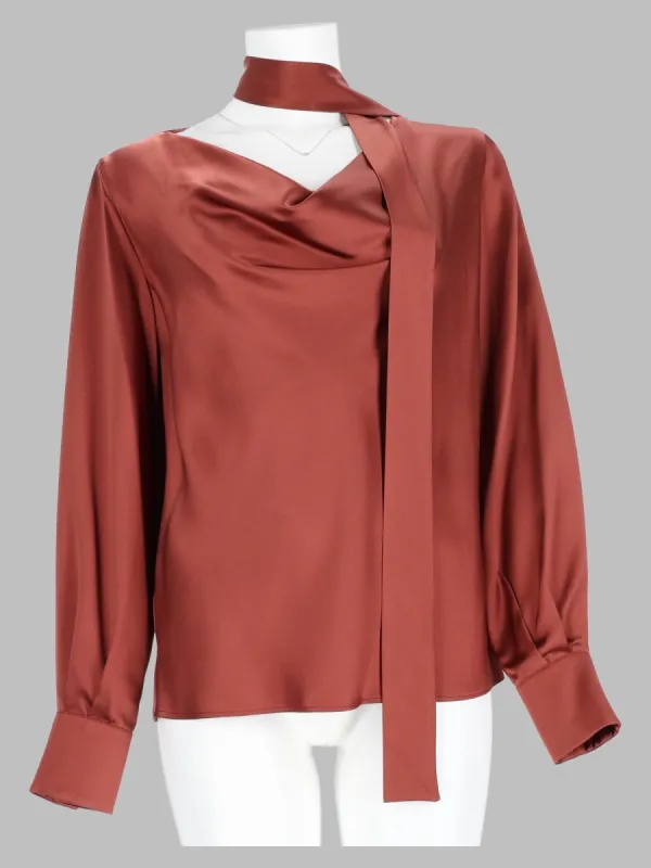 Blusa In Seta Con Fiocco made by MaxMara