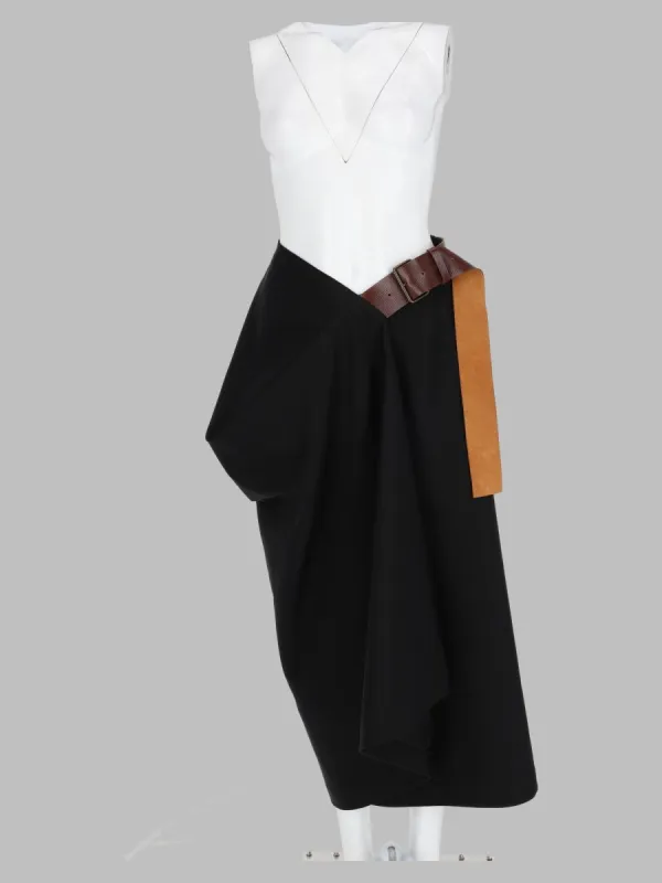 Gonna In Lana Grain De Poudre made by Bottega Veneta