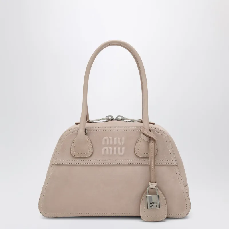 Small Vivant Bag In Opale Pink Nappa Leather made by Miu Miu