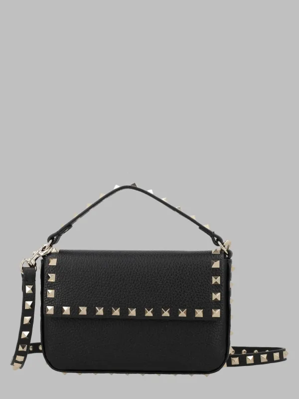 Pouch Rockstud In Vitello Granato made by Valentino Garavani
