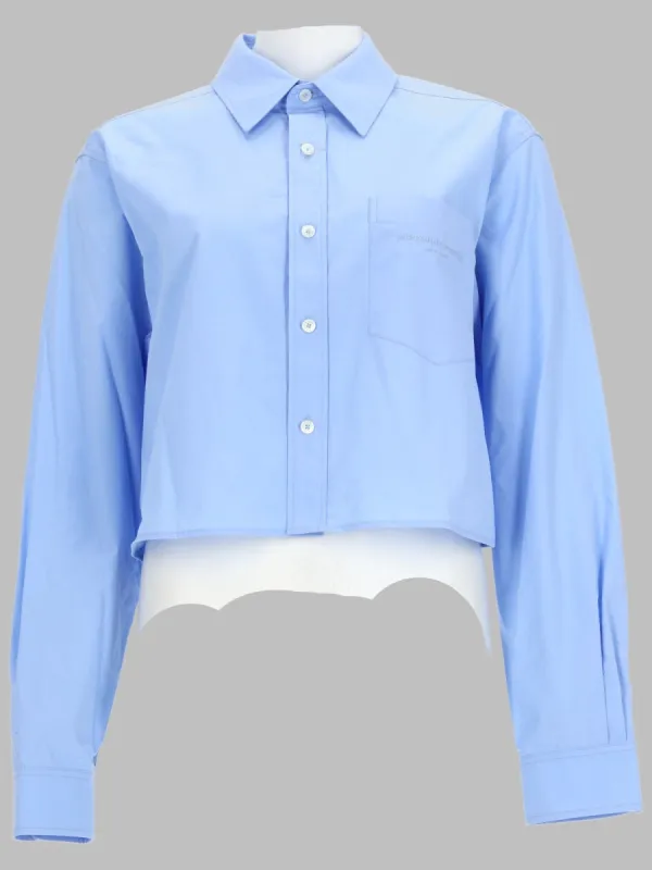 Camicia Crop Con Logo made by Alexander Wang