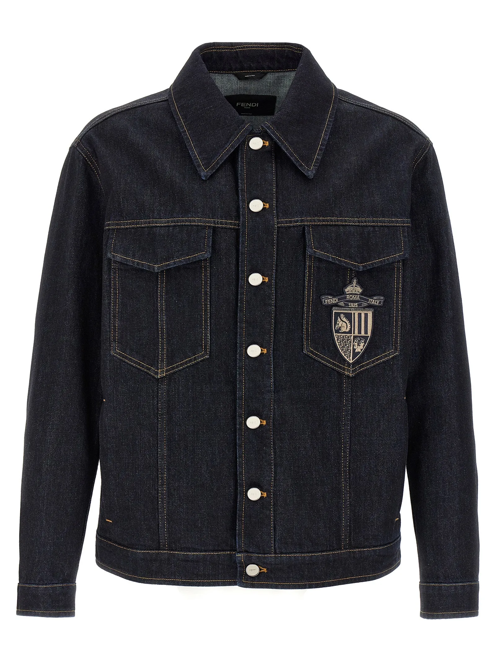 Fendi Crest Jacket Blue sold by Wanan Luxury