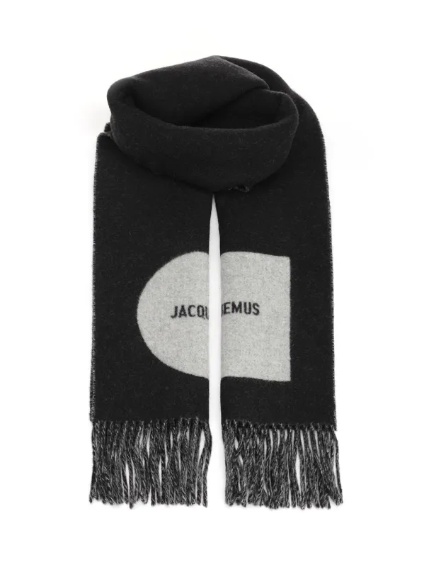 Rond Carré Scarves And Foulards Black made by Jacquemus