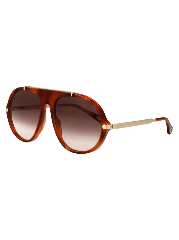 CH0357S Aviator Sunglasses made by Chloe