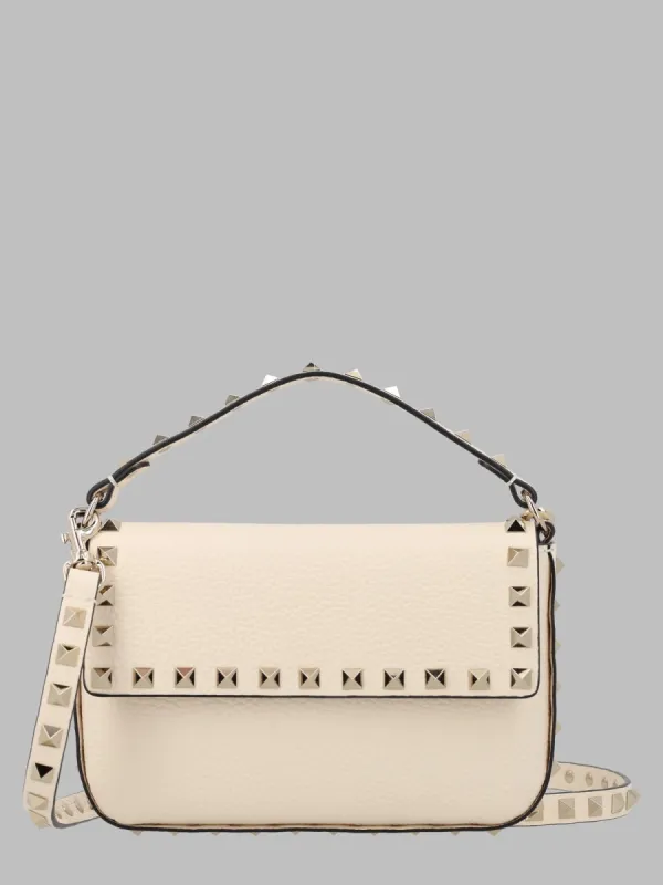 Pouch Rockstud In Vitello Granato made by Valentino Garavani