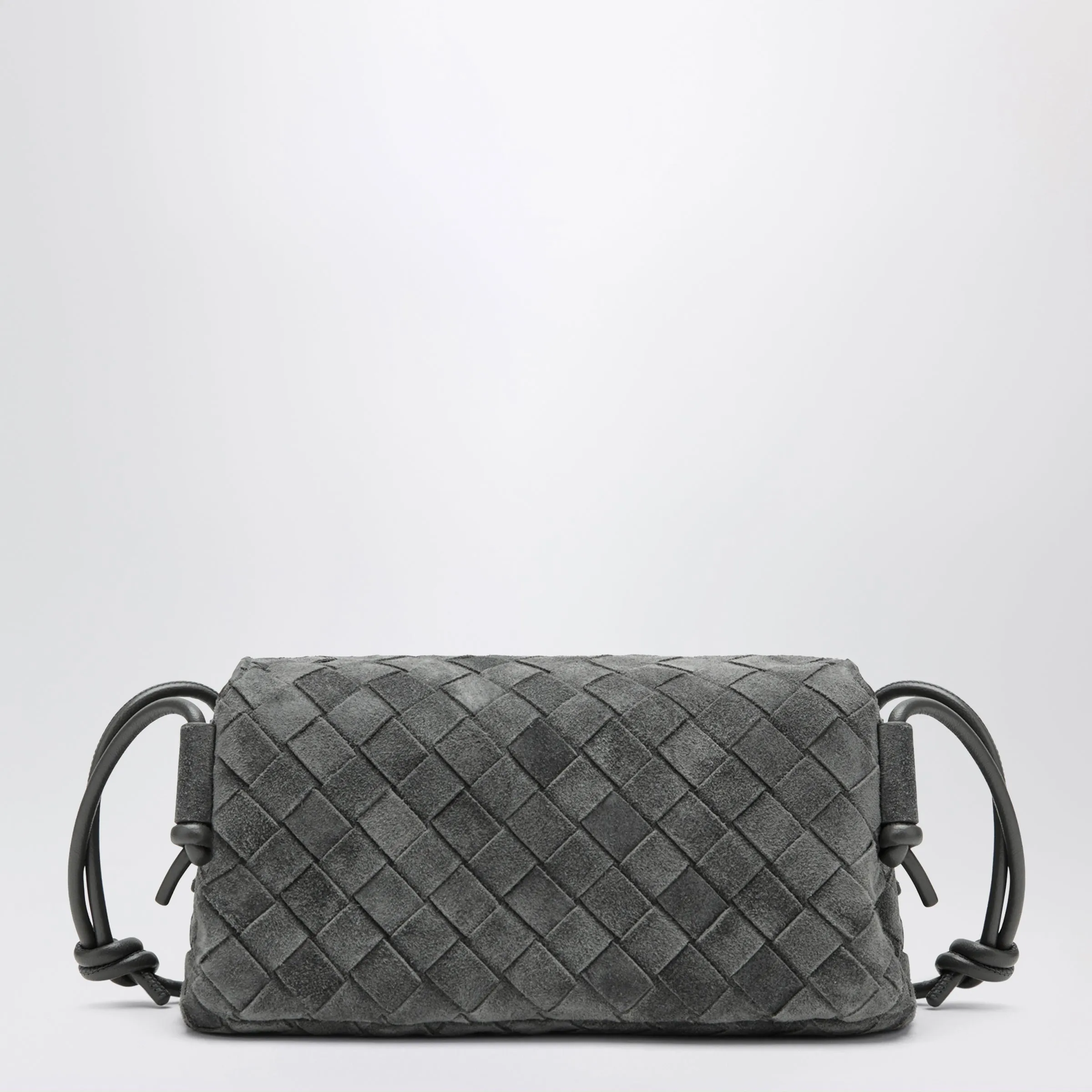 Notturno Bag In Grey Intrecciato Suede sold by Wanan Luxury product image thumbnail 2