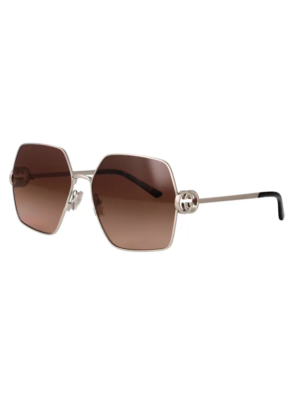 GG2163S Geometrical Sunglasses made by Gucci