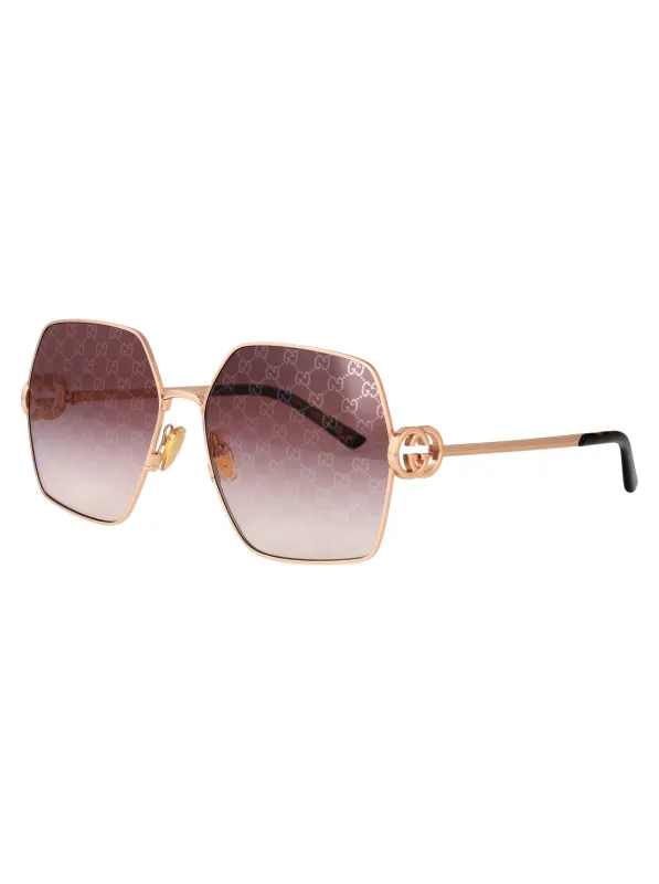 GG2163S Geometrical Sunglasses made by Gucci