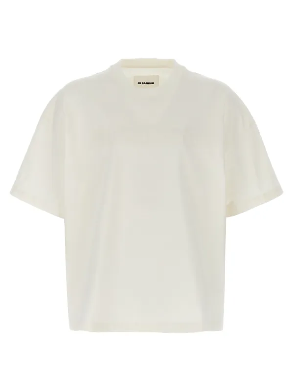 Logo Print T-Shirt White made by Jil Sander