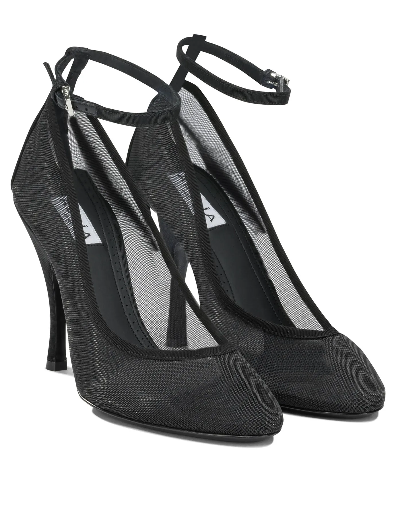 Nude 100mm Heeled Shoes Black sold by Wanan Luxury product image thumbnail 2