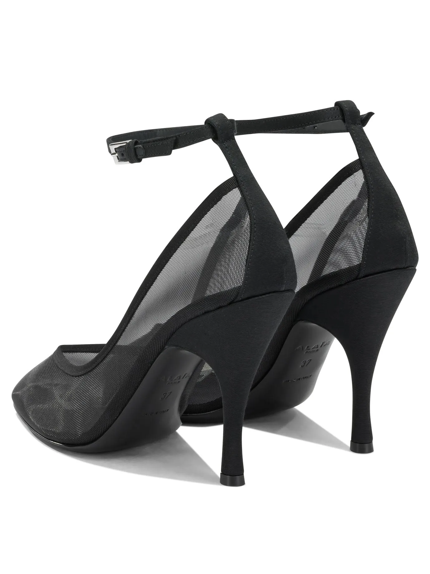Nude 100mm Heeled Shoes Black sold by Wanan Luxury product image thumbnail 4