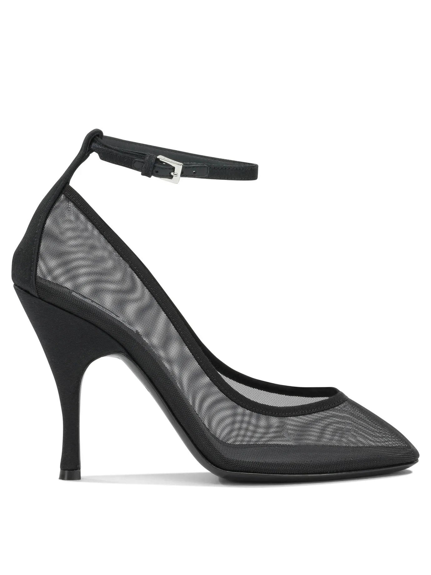 Nude 100mm Heeled Shoes Black sold by Wanan Luxury