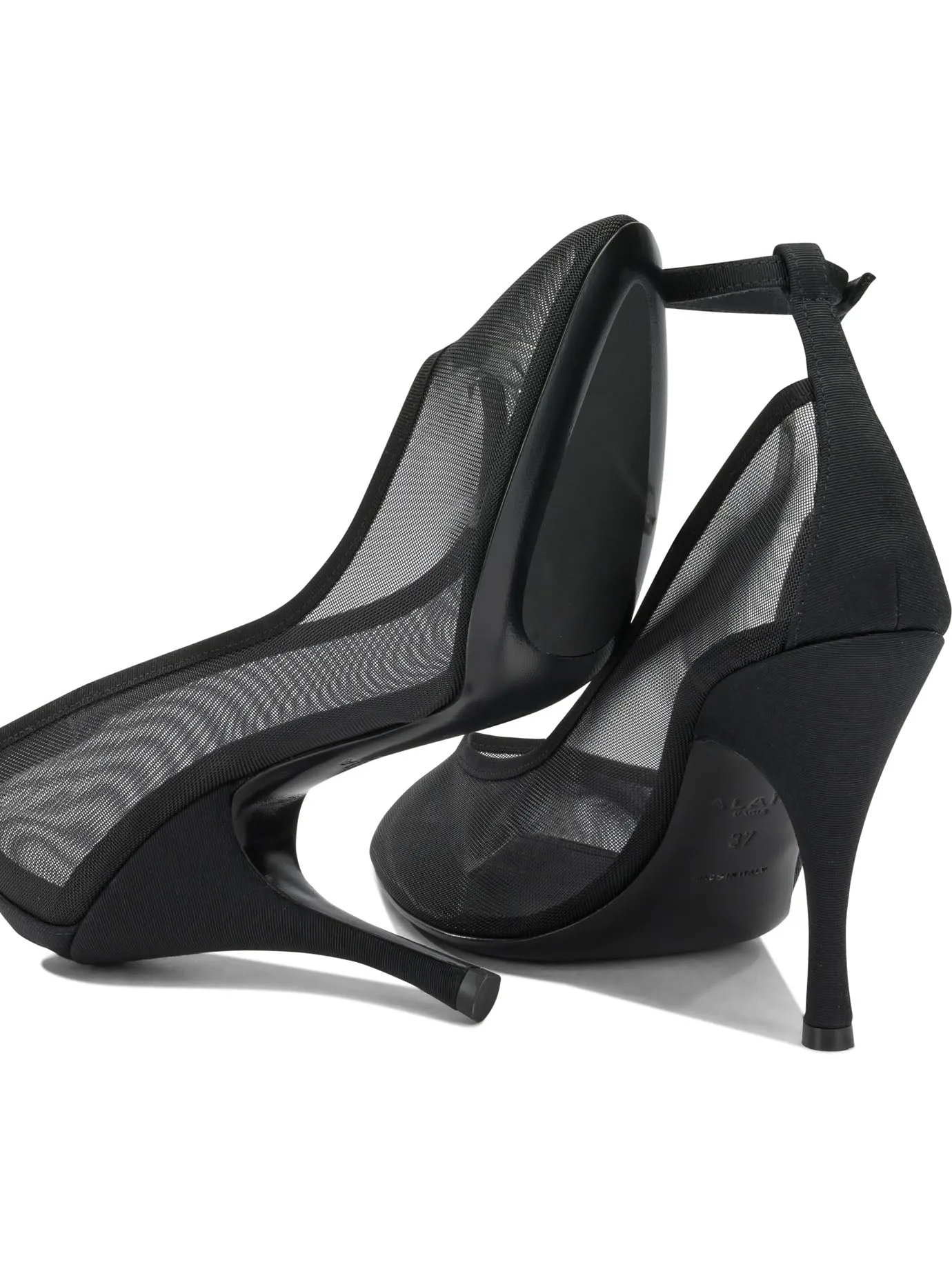 Nude 100mm Heeled Shoes Black sold by Wanan Luxury product image thumbnail 5