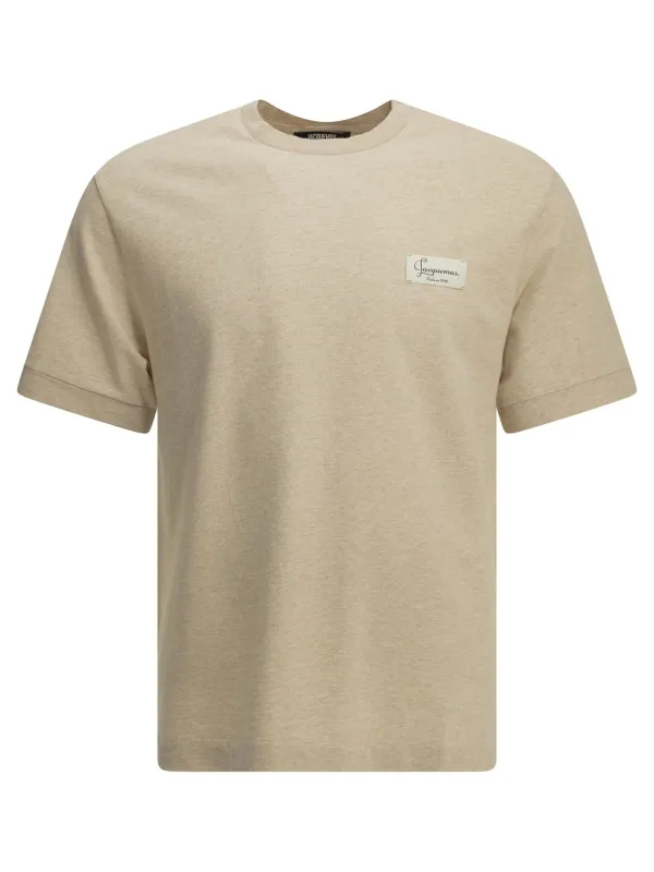 Le Montaigne Mc T-Shirts Beige made by Jacquemus