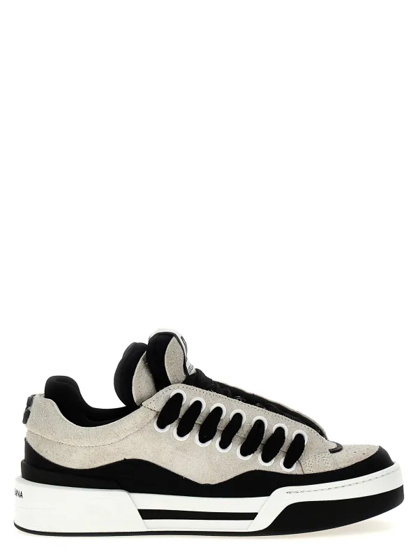 New Roma Sneakers White/Black made by Dolce & Gabanna