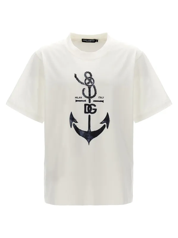 Logo T-Shirt White made by Dolce & Gabanna