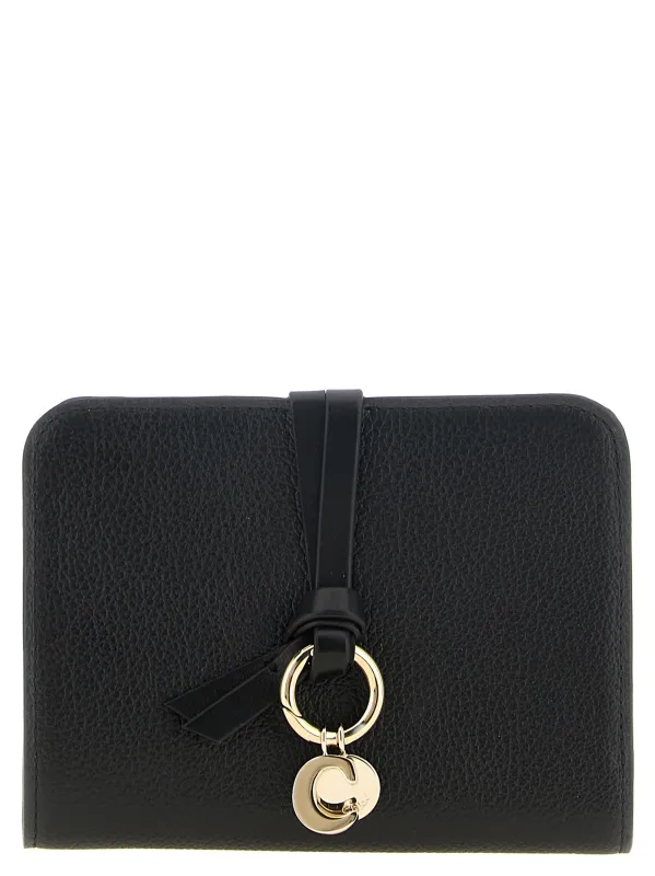 Alphabet Wallets And Card Holders Black made by Chloe