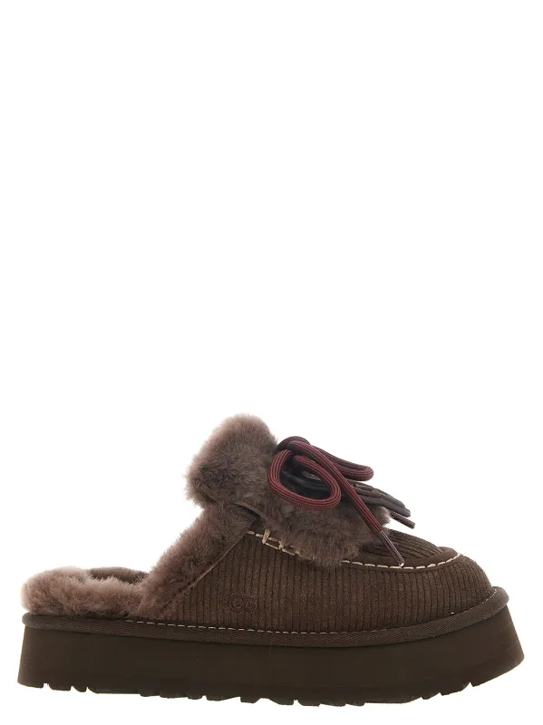 Disquette Heritage Flat Shoes Brown made by UGG