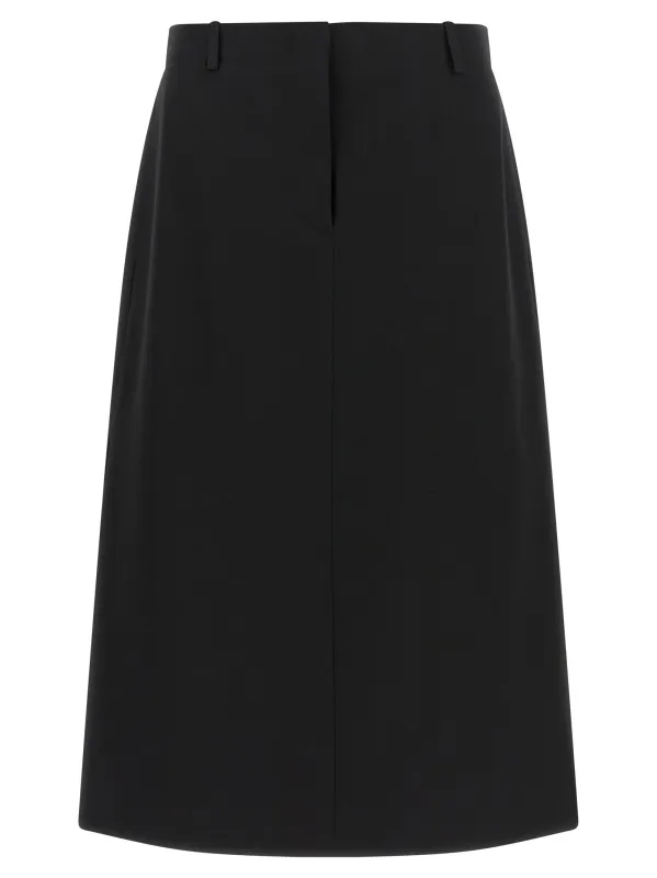 Skirt Of Sartorial Inspiration Skirts Black made by Fendi
