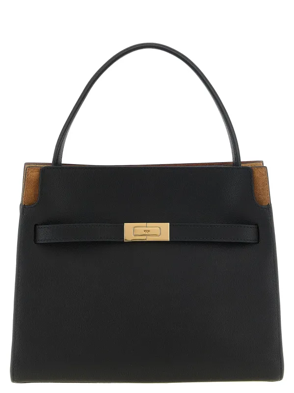 Lee Radziwill Small Crossbody Bags Black made by Tory Burch