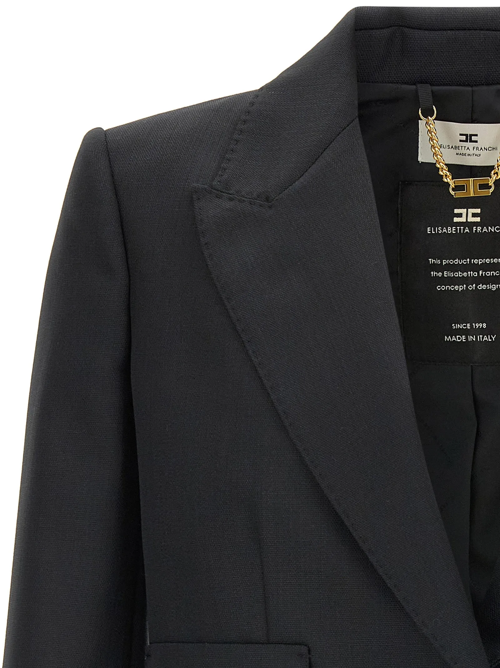 Cropped Blazer Black sold by Wanan Luxury product image thumbnail 3