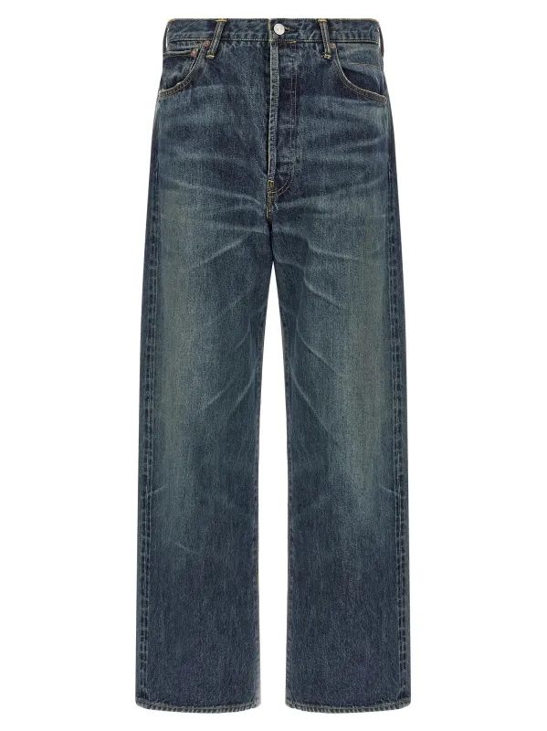 Social Sculpture 01 Jeans Blue made by Visvim