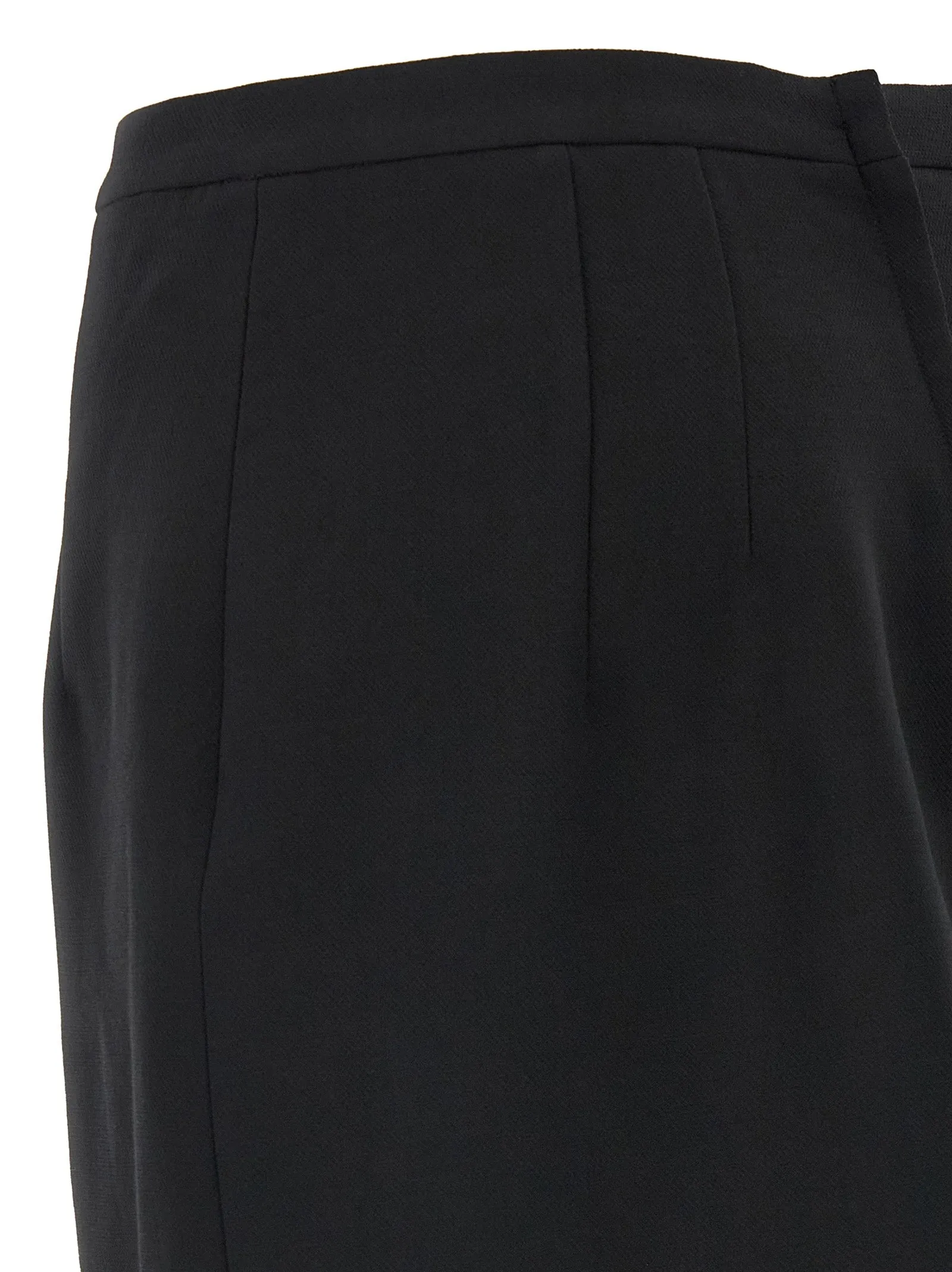 Double CrêPe Wool Skirt Black sold by Wanan Luxury product image thumbnail 4