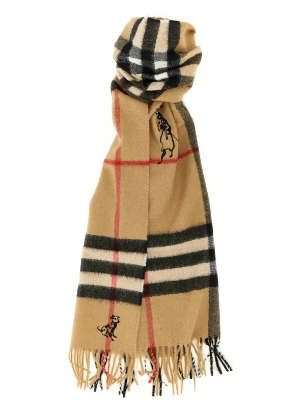 Check Mates Scarves And Foulards Beige made by Burberry