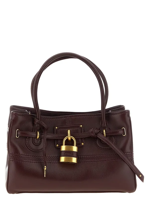Paddington Sling Shoulder Bags Bordeaux made by Chloe
