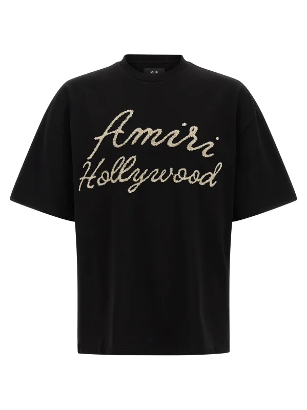 Hollywood T-Shirt Black made by AMIRI