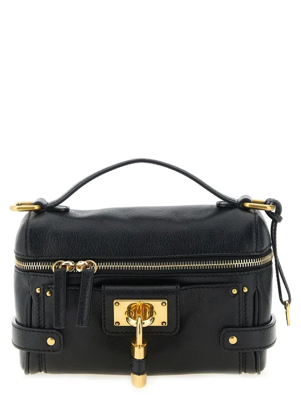 Vanity Paddington Shoulder Bags Black made by Chloe