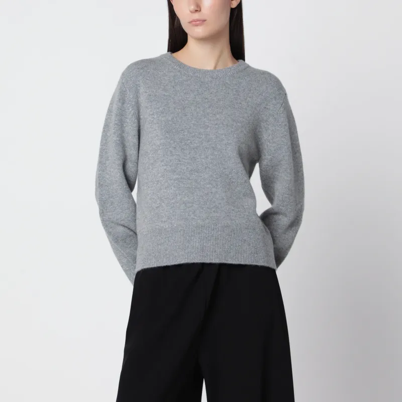 Grey Jeanne Sweater In Cashmere made by extreme cashmere