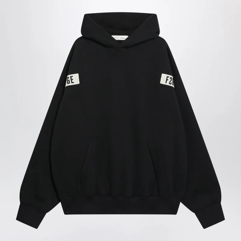 Black 90s Cotton Hoodie made by Fear of God