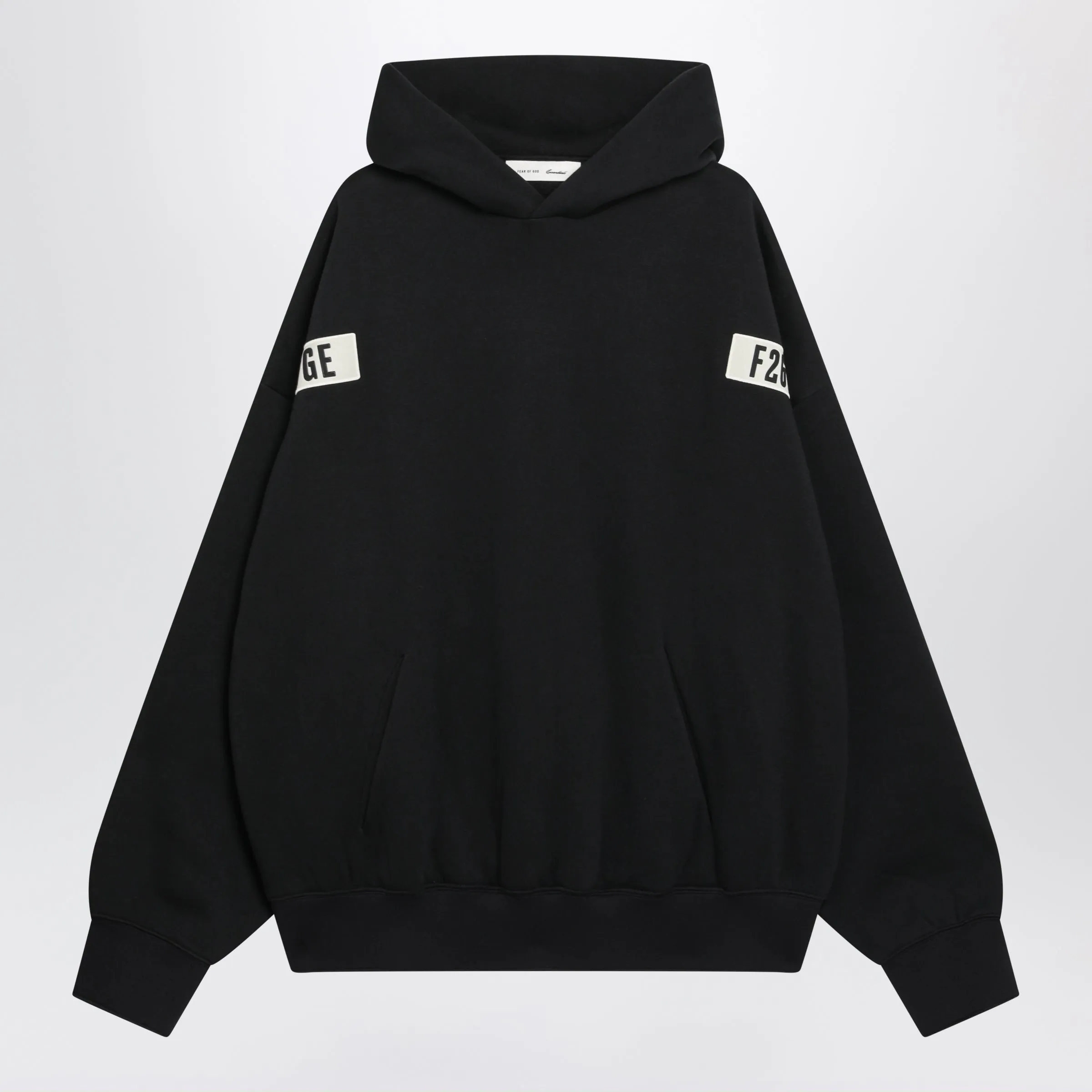 Black 90s Cotton Hoodie sold by Wanan Luxury