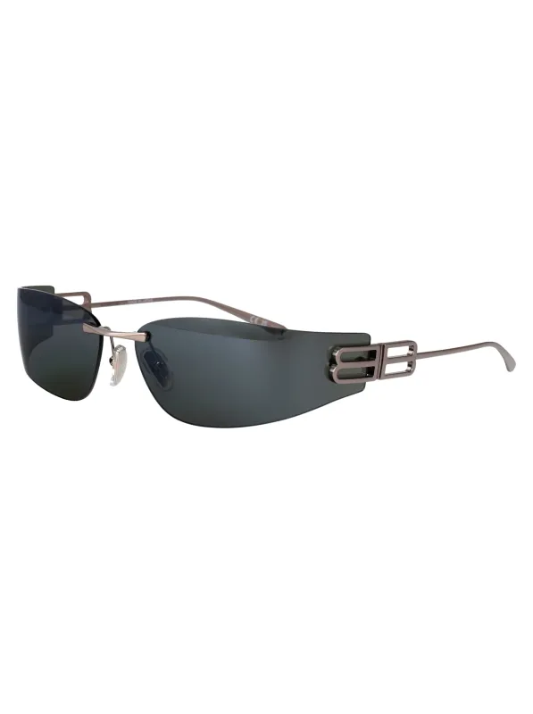 BB0484S Rimless Sunglasses made by Balenciaga