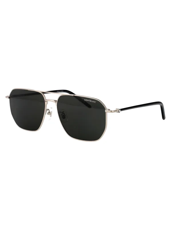 MB0367SA AVIATOR Sunglasses made by Mont Blanc