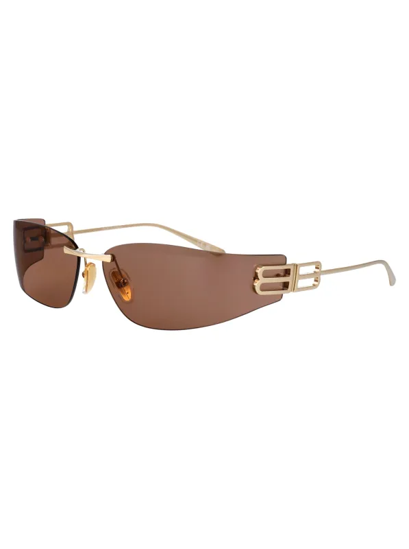 BB0484S Rimless Sunglasses made by Balenciaga