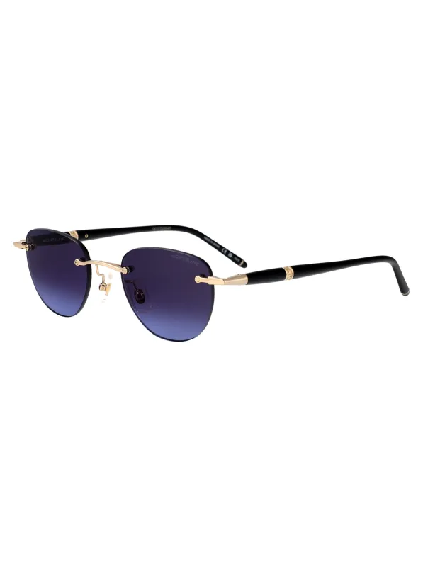 MB0412S ROUND Sunglasses made by Mont Blanc