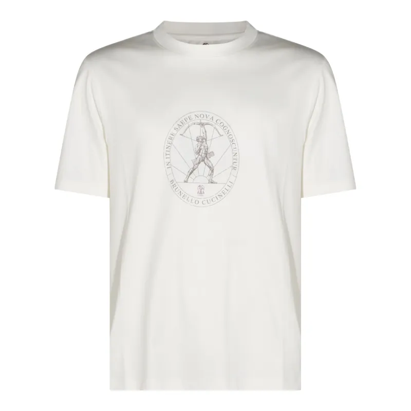 T-Shirts And Polos White made by Brunello Cucinelli