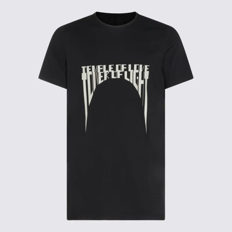T-Shirts And Polos Black/Pearl made by Rick Owens
