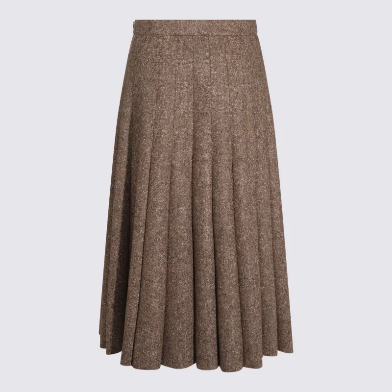 Skirts Brown made by Brunello Cucinelli