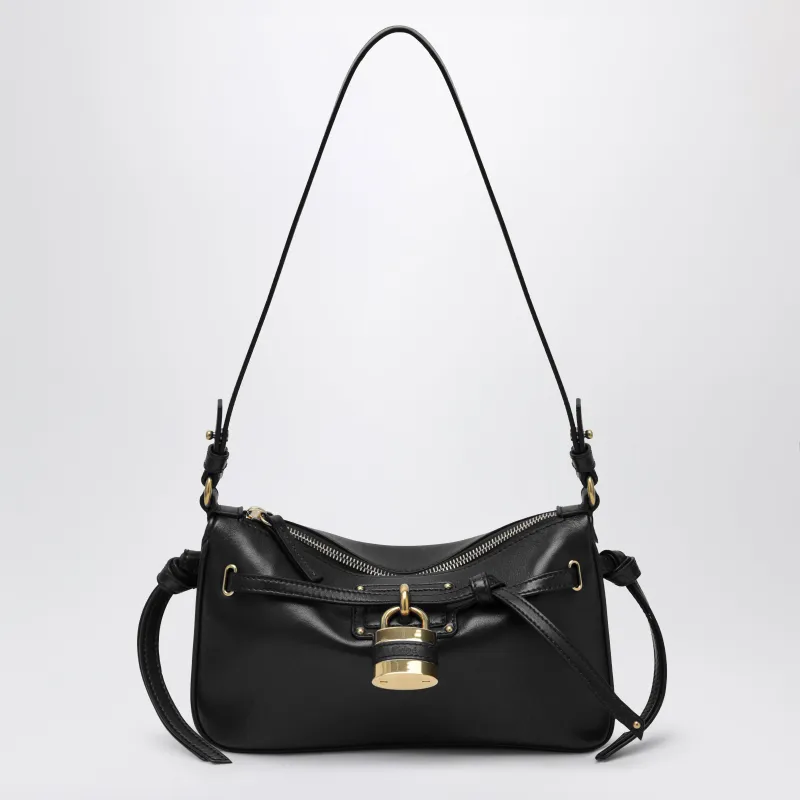 Black Mini Paddington Sling Pouch In Nappa Leather made by Chloe