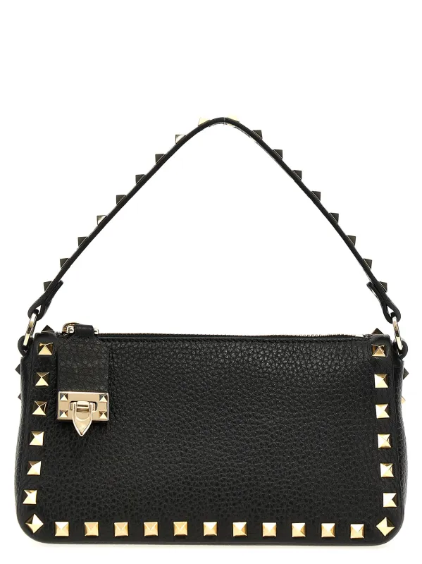 Rockstud Small Shoulder Bags Black made by Valentino Garavani