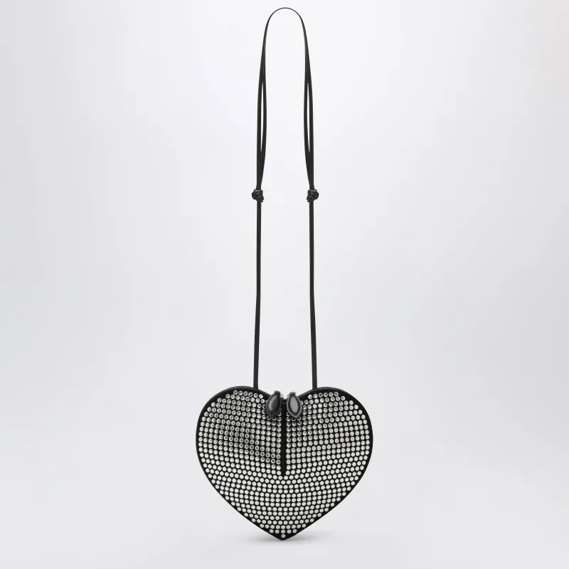 Black Le Coeur Studded Suede Bag made by Alaia