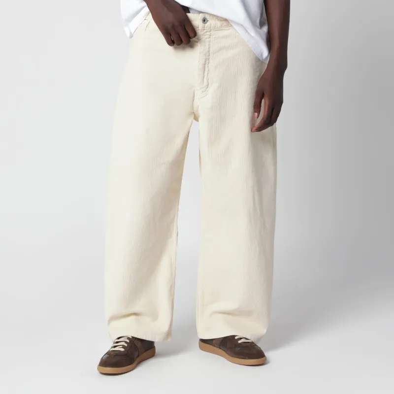 Cream Paolo Wide-Leg Jeans made by Studio Nicholson