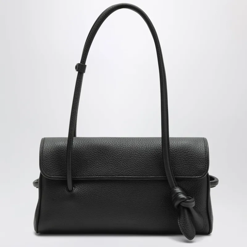 Black Turismo Leather Shoulder Bag made by Jacquemus