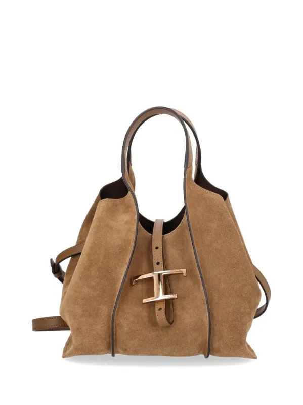 Tsb Shopping Pend. T Mini Shoulder Bags Beige made by Tod's