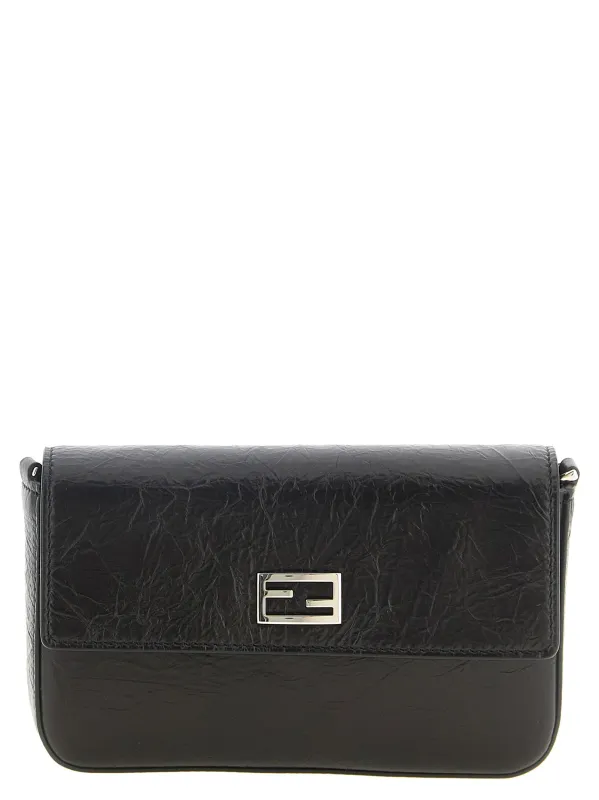 Tube Wallets And Card Holders Black made by Fendi