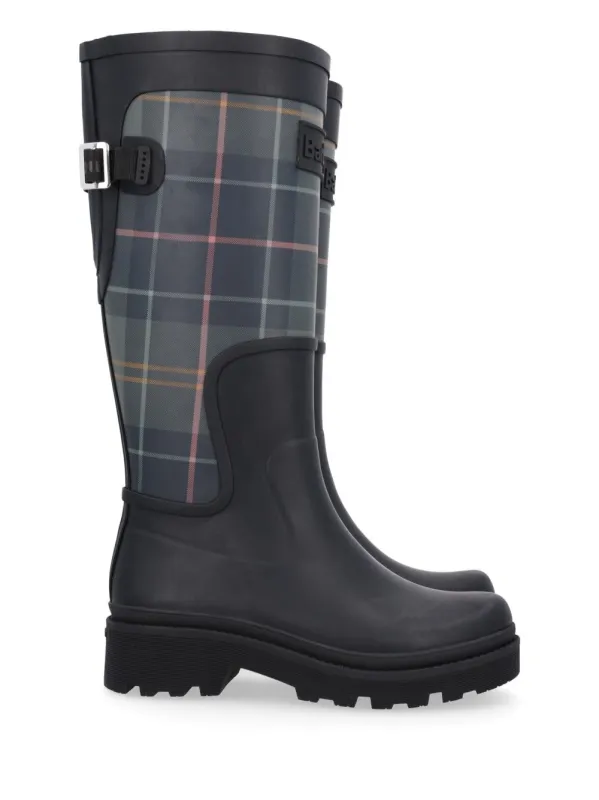 Dena Tall Wellington Boots Black made by Barbour